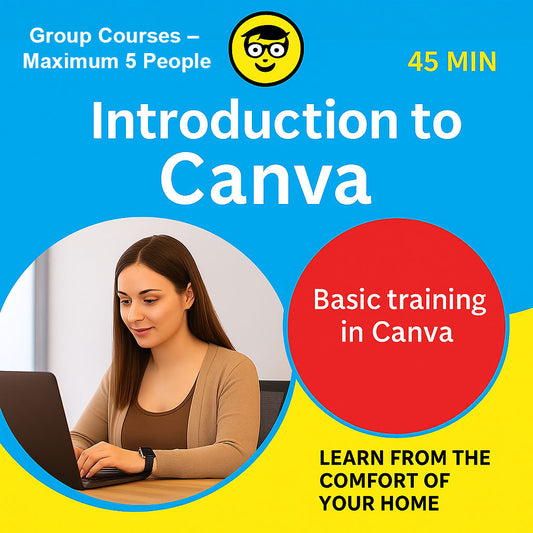Introduction to Canva Group Courses – Maximum 5 People